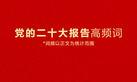 9个高频词看二十大汇报